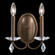 Modique 2 Light 120V Wall Sconce in Antique Silver with Clear Heritage Handcut Crystal (168|MD1002N-48H)
