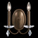 Modique 2 Light 120V Wall Sconce in Antique Silver with Heritage Handcut Crystal (168|MD1002N-48H)
