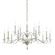 Modique 15 Light 120V Chandelier in Antique Silver with Clear Heritage Handcut Crystal (168|MD1015N-48H)