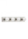 Center Stage traditional 4-light indoor dimmable bath vanity wall sconce in brushed stainless silver (38|4738-98)