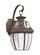 Lancaster traditional 1-light outdoor exterior large wall lantern sconce in antique bronze finish wi (38|8067-71)