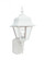 Polycarbonate Outdoor traditional 1-light outdoor exterior large wall lantern sconce in white finish (38|8765-15)