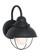 Sebring transitional 1-light outdoor exterior small wall lantern sconce in black finish with clear s (38|8870-12)