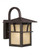 Medford Lakes transitional 1-light outdoor exterior small wall lantern sconce in statuary bronze fin (38|88880-51)