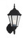 Bakersville traditional 1-light outdoor exterior wall lantern in black finish with clear beveled gla (38|88941-12)