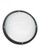 Bayside traditional 1-light outdoor exterior wall or ceiling mount in black finish with frosted whit (38|83057-12)