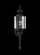 Classico traditional 1-light outdoor exterior large wall lantern sconce in black finish with clear b (38|8510-12)