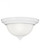 Geary transitional 3-light indoor dimmable ceiling flush mount fixture in white finish with satin et (38|77065-15)