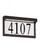 Address Light transitional 1-light outdoor exterior LED outdoor wall mount address light in black fi (38|96091S-12)