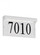 Address Light transitional 1-light outdoor exterior LED outdoor wall mount address light in white fi (38|96091S-15)