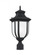 Childress traditional 1-light outdoor exterior post lantern in black finish with satin etched glass (38|8236301-12)
