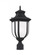 Childress traditional 1-light outdoor exterior post lantern in black finish with satin etched glass (38|8236301-12)