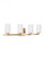 Alturas contemporary 4-light indoor dimmable bath vanity wall sconce in satin brass gold finish with (38|4424604-848)