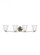 Emmons traditional 4-light indoor dimmable bath vanity wall sconce in brushed nickel silver finish w (38|4439004-962)
