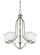 Emmons traditional 5-light LED indoor dimmable ceiling chandelier pendant light in brushed nickel si (38|3139005EN3-962)