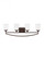 Hanford traditional 4-light LED indoor dimmable bath vanity wall sconce in bronze finish with satin (38|4424504EN3-710)