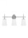 Driscoll contemporary 3-light LED indoor dimmable bath vanity wall sconce in chrome silver finish wi (38|4440403EN3-05)