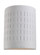 Paintable Ceramic Sconces transitional 1-light LED outdoor exterior Dark Sky compliant round etched (38|83046EN3-714)