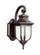 Childress traditional 1-light LED outdoor exterior small wall lantern sconce in antique bronze finis (38|8536301EN3-71)