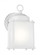 New Castle traditional 1-light LED outdoor exterior wall lantern sconce in white finish with satin e (38|8592001EN3-15)