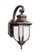 Childress traditional 1-light LED outdoor exterior large wall lantern sconce in antique bronze finis (38|8736301EN3-71)