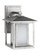 Hunnington contemporary 1-light outdoor exterior small led outdoor wall lantern in weathered pewter (38|8902997S-57)