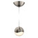 Large LED Pendant w/Dome Canopy (107|2912.13-LRG)