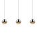 3-Light Rectangle Large LED Pendant (107|2920.01-LRG)