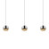 3-Light Rectangle Medium LED Pendant (107|2920.01-MED)
