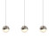 3-Light Rectangle Large LED Pendant (107|2920.13-LRG)