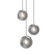 3-Light Round LED Pendant (107|2962.01)
