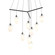 9-Light Tri-Spreader LED Pendant (107|2977.25W)