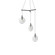 Small 3-Light Tri-Spreader LED Pendant (107|2995.25C-SML)