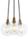 Gambit 3-Light Chandelier (7355|700GMBMP3CR-LED927)