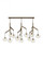 Sedona Triple Chandelier (7355|700SDNMPL3CR)