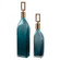 Uttermost Annabella Teal Glass Bottles Set/2 (85|20076)