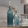 Uttermost Annabella Teal Glass Bottles Set/2 (85|20076)