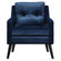 Uttermost O'Brien Blue Velvet Armchair (85|23318)