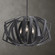 Uttermost Thales Black Geometric 3 Light Pendant (85|22137)