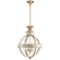Crown Top Banded Globe Lantern (279|CHC 2111AW-CG)