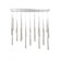 CASCADE 23LGT LINEAR PENDANT 3500K (3612|PD-41723L-PN)