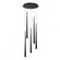 CASCADE 5LGT ROUND PENDANT 3500K (3612|PD-41705R-BK)