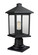 1 Light Outdoor Pier Mounted Fixture (276|531PHMR-533PM-BK)