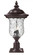 3 Light Outdoor Pier Mounted Fixture (276|533PHB-533PM-RBRZ)
