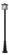 1 Light Outdoor Post Mounted Fixture (276|554PHB-519P-BK)