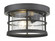 1 Light Outdoor Flush Mount (276|555F-BK)