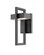 1 Light Outdoor Wall Light (276|566S-BK-LED)