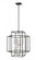 8 Light Chandelier (276|454-28BK-BN)