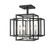 4 Light Semi Flush Mount (276|454SF-BK-BN)