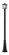 1 Light Outdoor Post Mounted Fixture (276|554PHM-519P-BK)